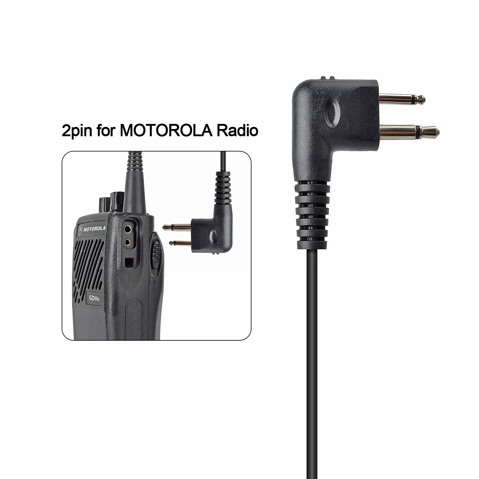 Cuffie Auricolari HQRP D Form Per Motorola DTR410 DTR550 DTR650