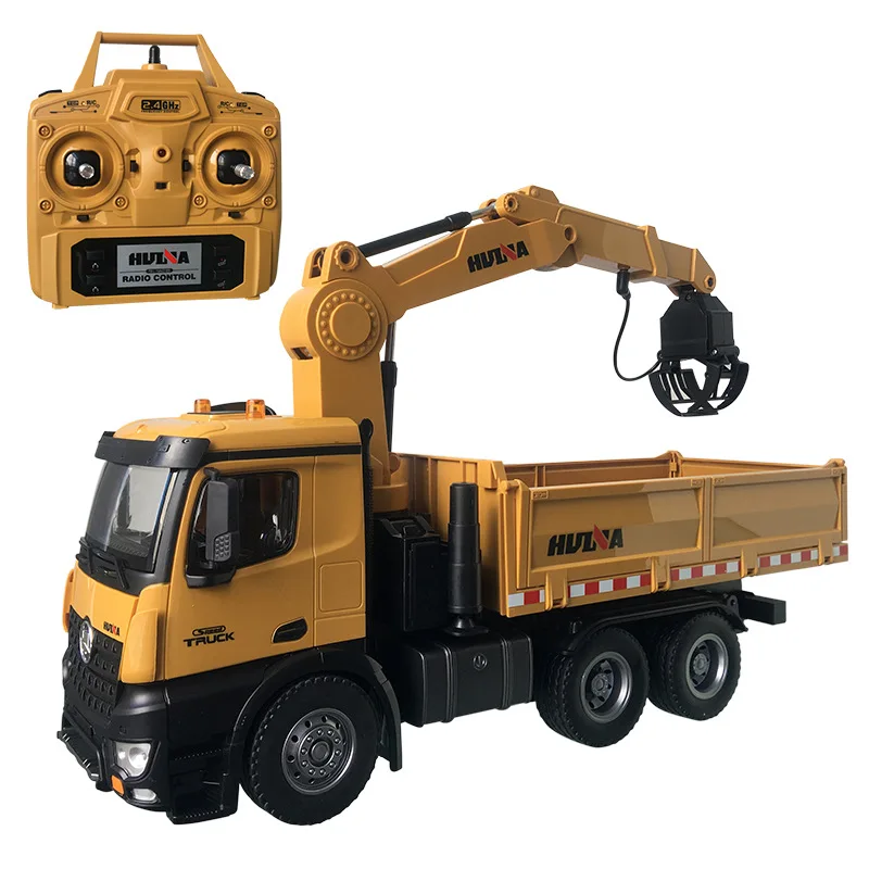 HUINA 1575 1/14 RC Timber Grab Trucks Dump Remoted Car Model Cars Toys for RC HOBBY Boys Birthday Gifts TH19620 2