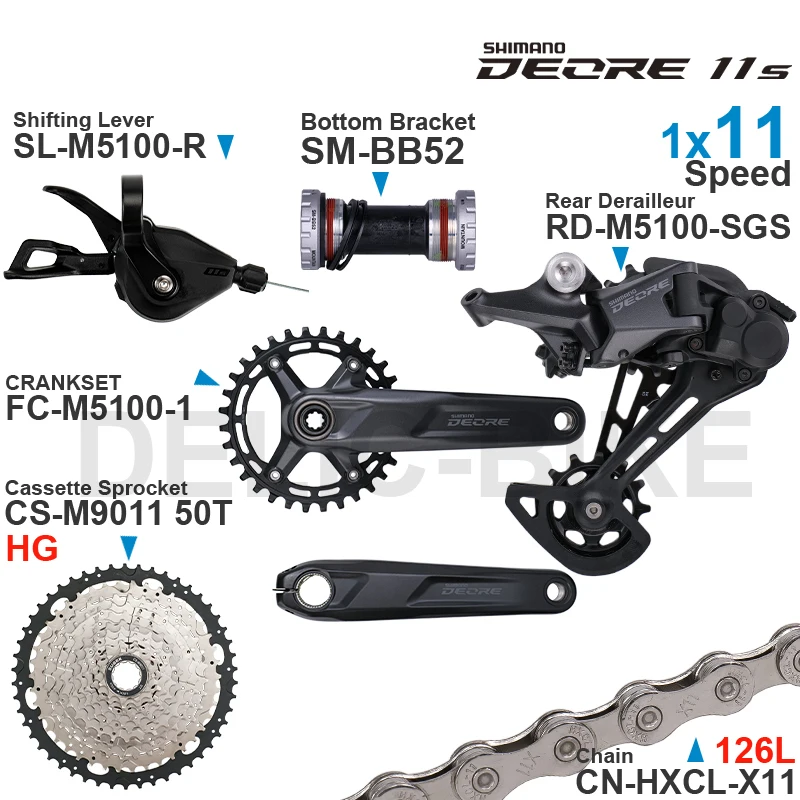 SHIMANO シマノ M5100 DEORE 11s コンポセット Amazon | SHIMANO(シマノ) DEORE CS-M5100-11 カセット