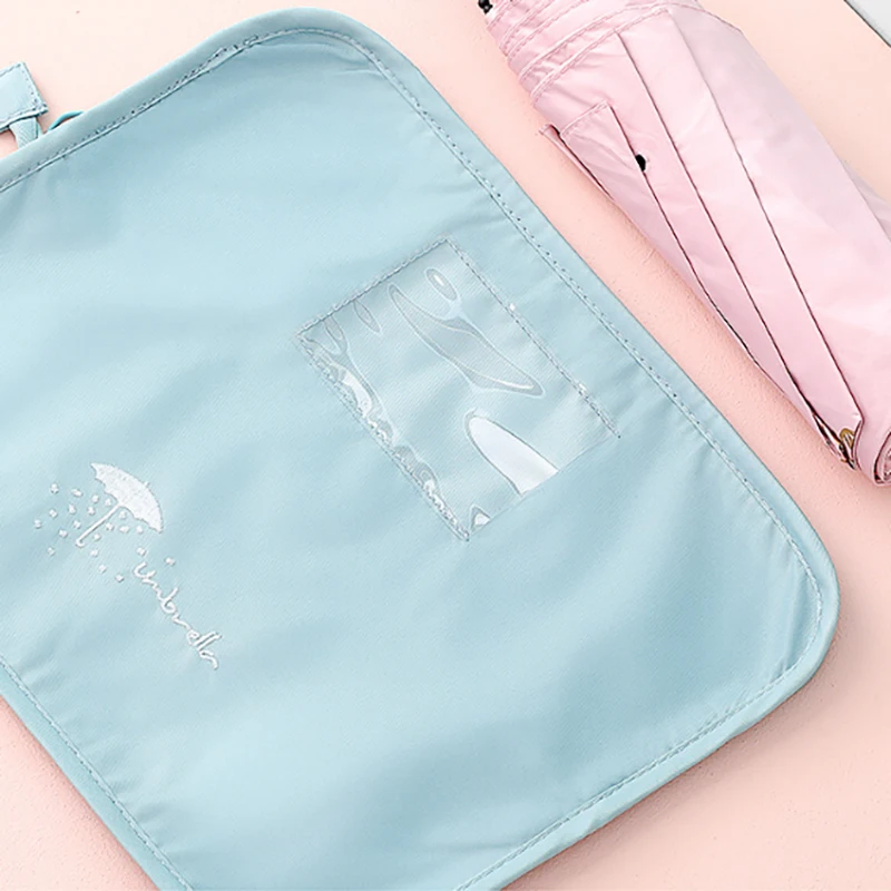 Small Print Pattern Umbrella Storage Bag Clutch Type Absorbent Folding Waterproof
