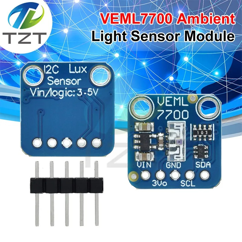 VEML7700 Umgebungslichtsensormodul 120k Lux Lichtmess-Sensorplatine 3,3V 5V I2C IIC Schnittstelle für Arduino Raspberry Pi