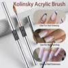 Shine Chance Acrylic Nail Brush, 100% Real Kolinsky Art Nail Brush for Acrylic Powder Application, Handmade Women Manicure Nail 1