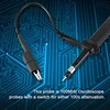 P4100 Oscilloscope Probe 100:1 2KV High Voltage 100Mhz Safety BNC Connector For Oscilloscope Adjustable Attenuation 2