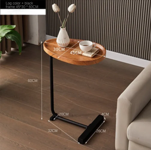 Nordic Modern Morocco And Simplicity Corner Table Living Room Home Sofa Side Table Hotel Homestay Bedside Side Table Wholesale Wood color black