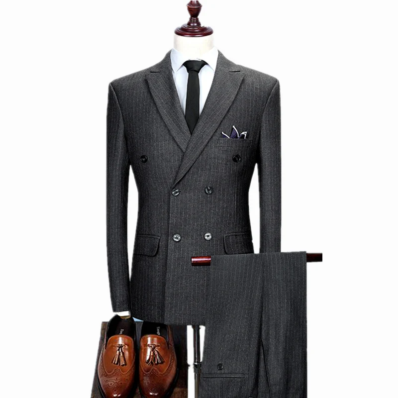 

Custom Made Groom Wedding Dress Blazer Suits Pants Business High-end Classic Dress Trousers ZHA06-33599