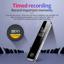 

Q22 Multifunction 4GB to 32G Voice Recorder 1536kbp One Key Recording Long Standby Digital MIC Recording MP3 Player for Training