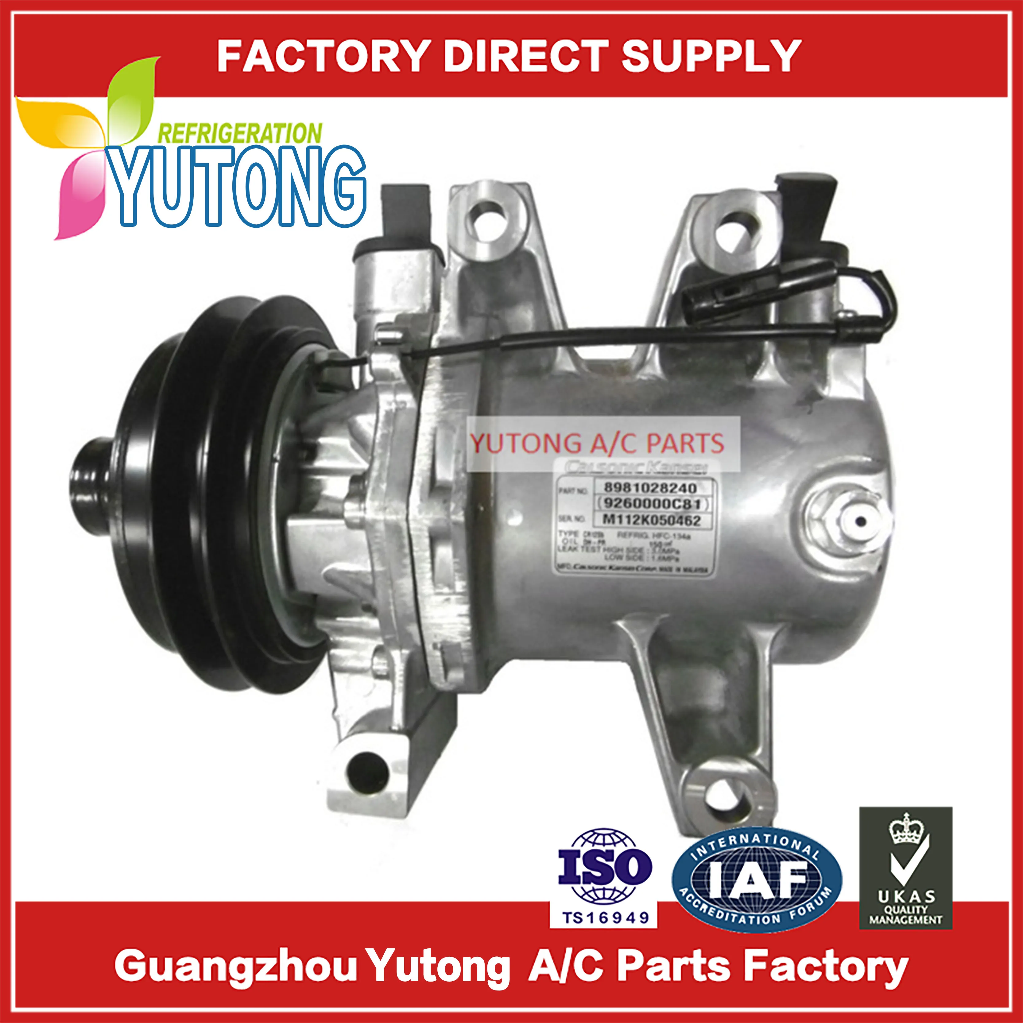 

AC Compressor For Isuzu Dmax 8981028240 8981028241 9260000C81 92600A070B