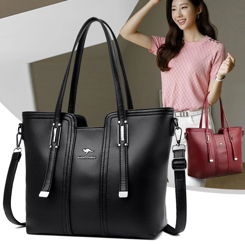 

High Quality Leather Luxury Handbags Women Bags Designer Shoulder Crossbody Bags for Women 2023 New Bolsa Feminina Sac A Main