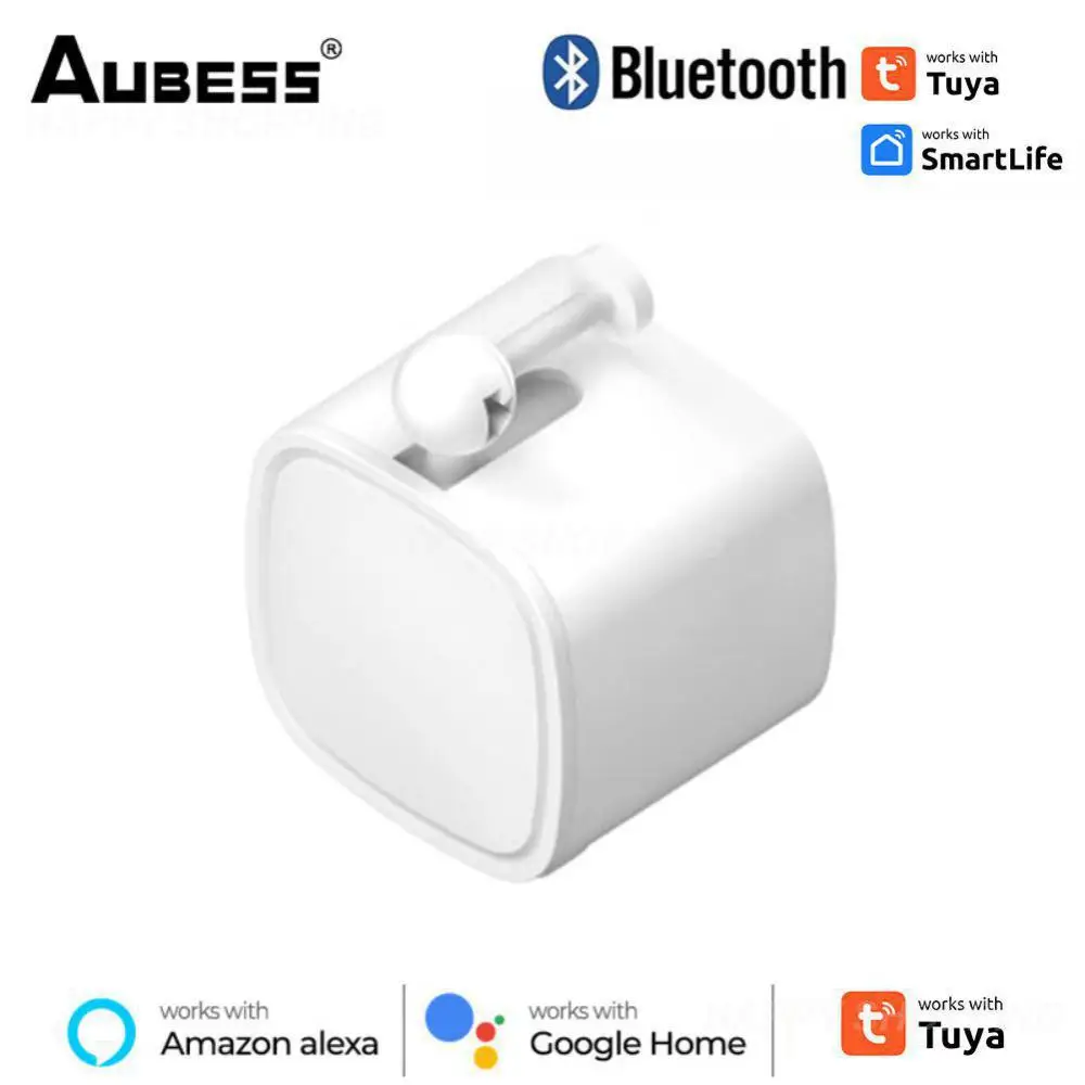 

Tuya Bluetooth-compatible Finger Robot Smart Switch Pusher Button Timer Remote Control App Voice Control for Alexa Goole Home