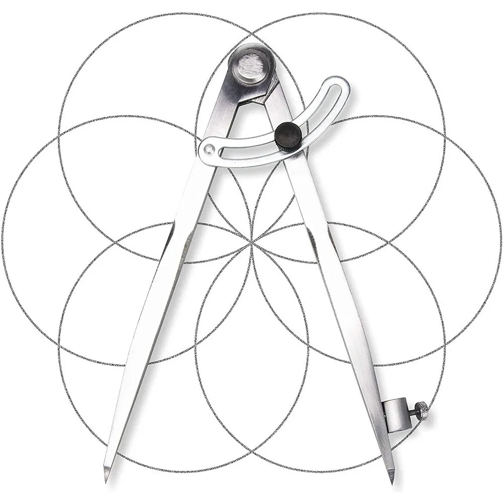 Compasso Regolabile In Acciaio - 20.3 Cm, Per Legno E Pelle