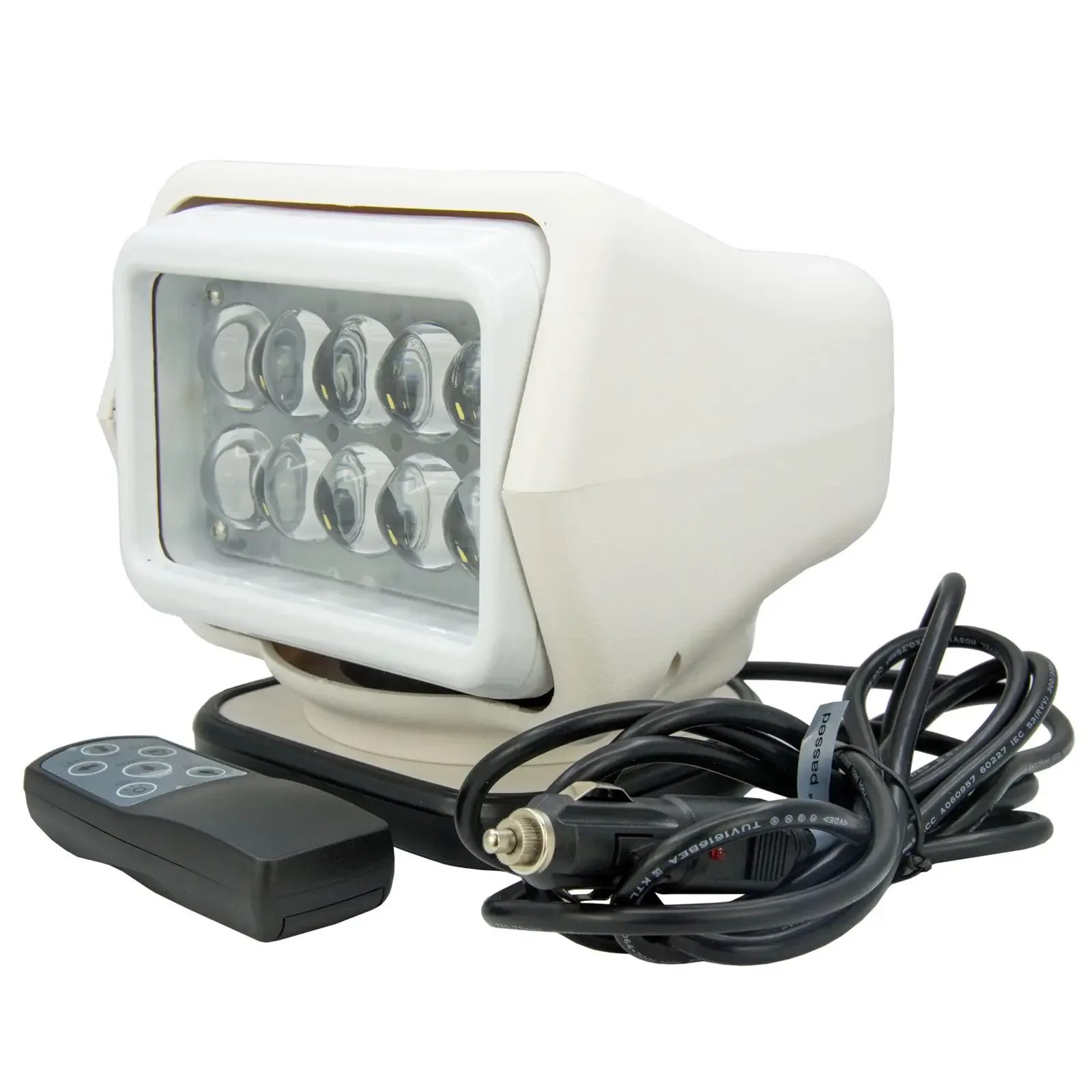 

50W LED Remote Control Searchlight Truck Boat Car Marine Wireless Spotlight