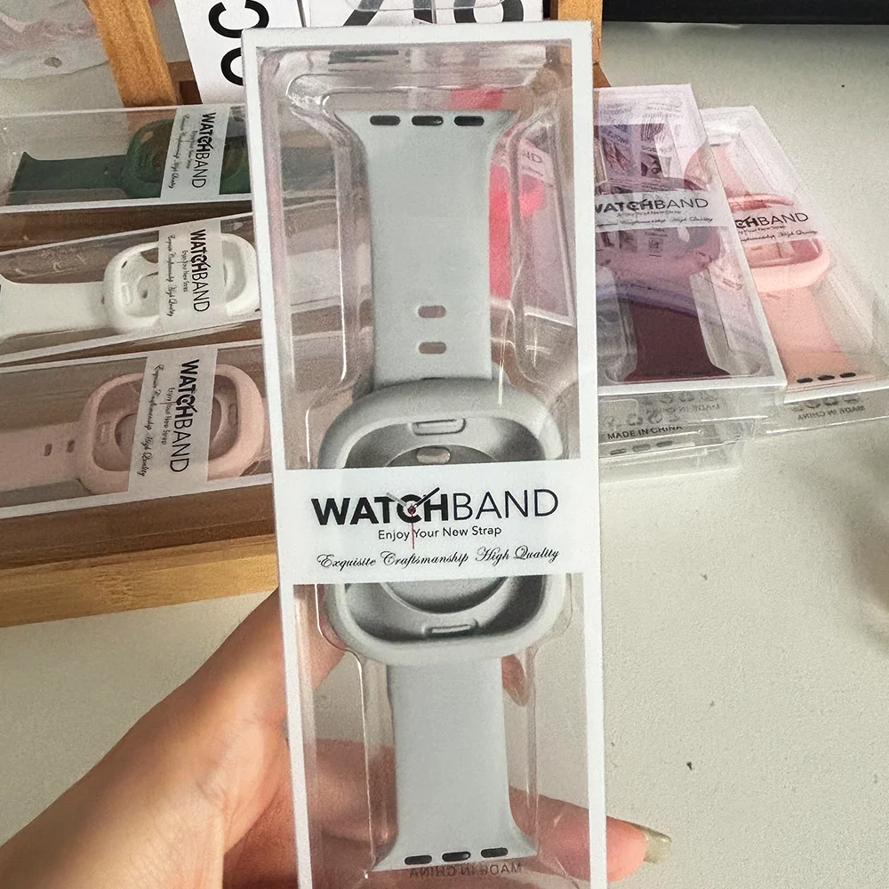 Premium Silicone Strap with Soft Protective Case
