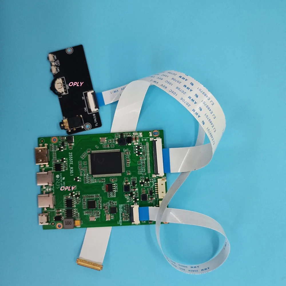 

Плата контроллера EDP 2K для телефона LP156WHU 1366x768 mini USB Type-c Mini HDMI-совместимая ЖК-панель LED