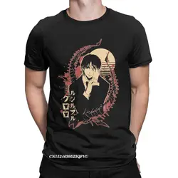 Hunter X Hunter Chrollo Lucilfer Tops T Shirts For Men Premium Cotton Cool T-Shirts Crewneck Anime Tees Harajuku Clothes