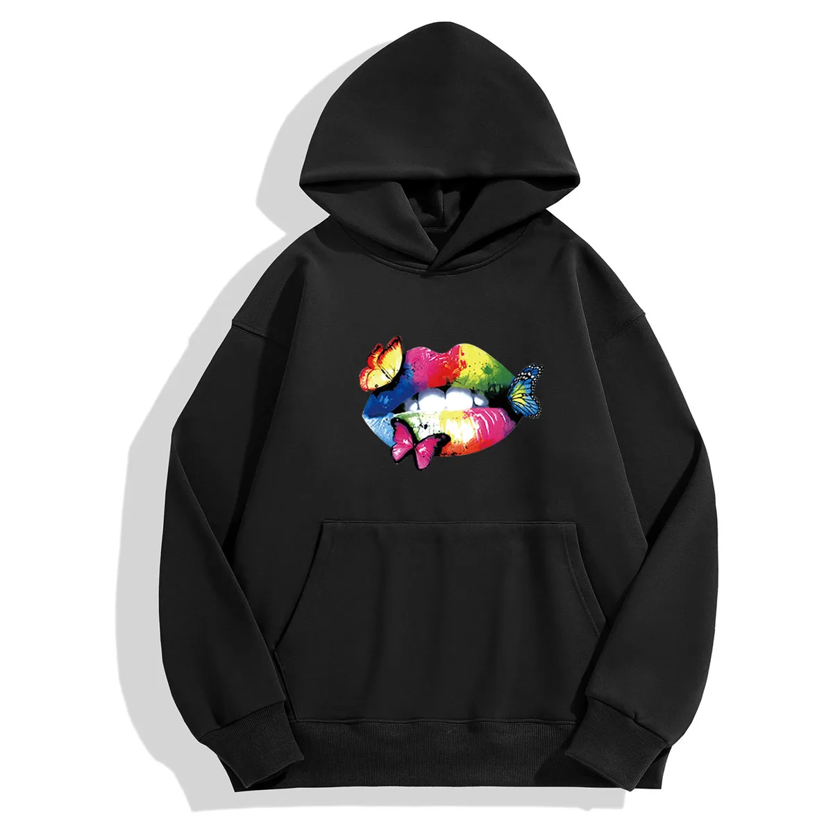 

Harajuku Anime Hoodie Sweatshirt Long Sleeve Cartoon Printing Warm Animation Boy Student Winter Clothes Hoodie Men Clothing