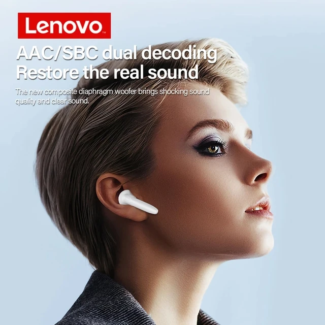 Lenovo XT96 Fone Bluetooth Wireless Headphone Control Touch Earbud HiFi Stereo Music Earphone Fashion Auriculares Mic Headset 6