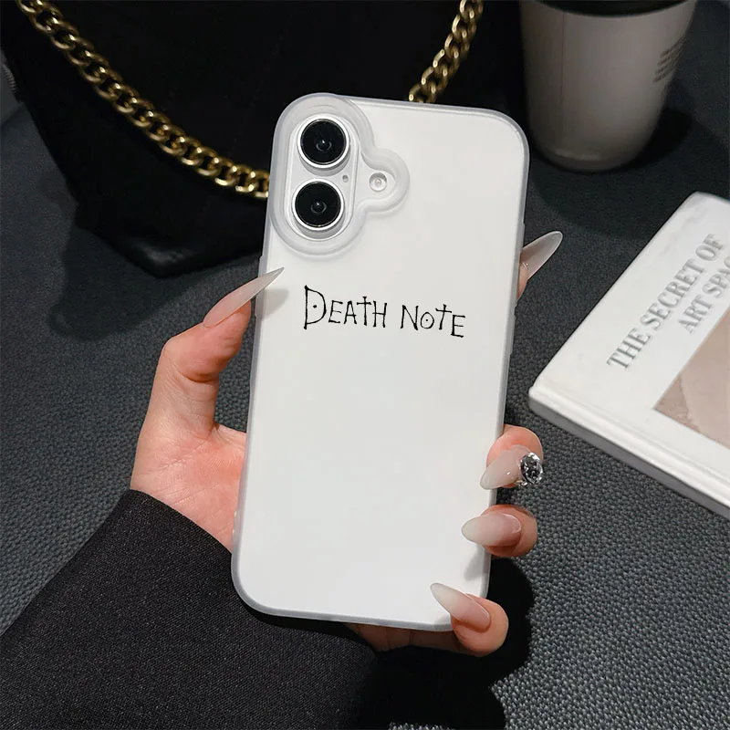 Death Note Character Pattern Soft Phone Case Cover