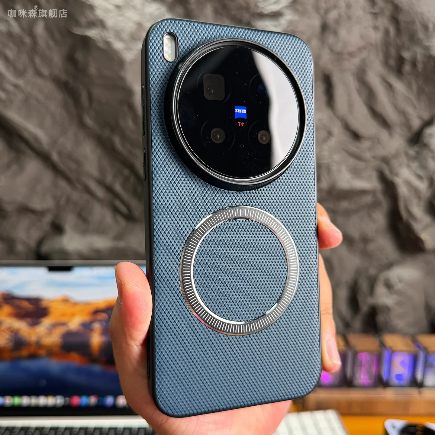 Luxury PU Leather Magnetic Protective Phone Case - Skin-Friendly Back Cover
