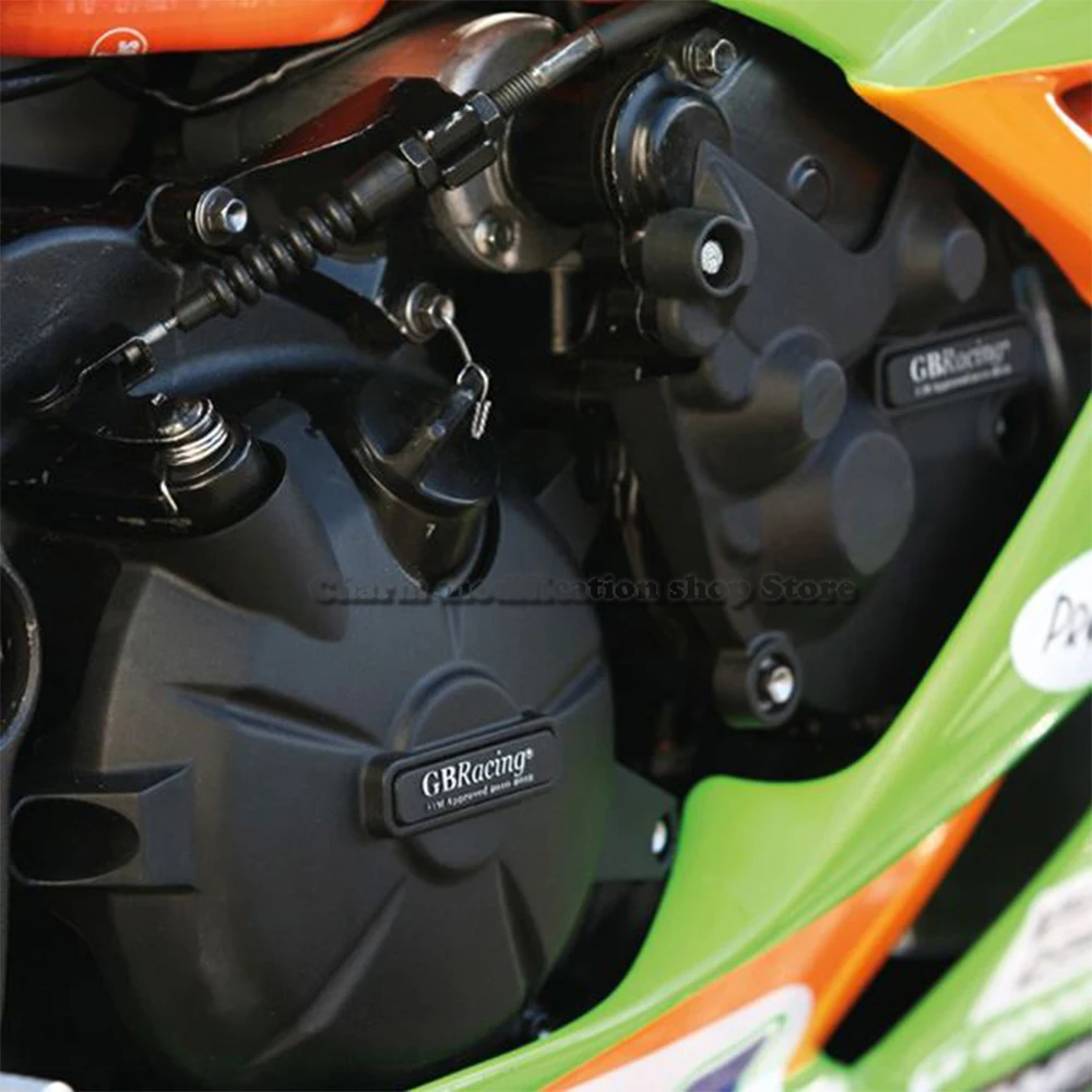 Motorcycles Engine Protective Cover Kawasaki ZX6R 2007 2008 2009 2010 2012 2013 2014 2015