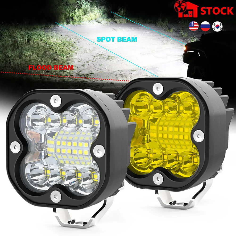 NAOEVO3InchLedWorkSpotlights24V120WHeadlightsforMotorcycles