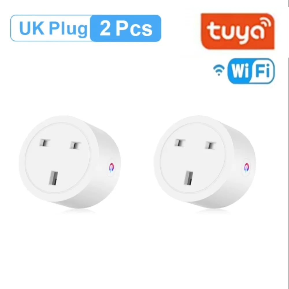 Smart WiFi Plug with Power Monitoring and Remote Control - Compatible with Smart Home Assistants