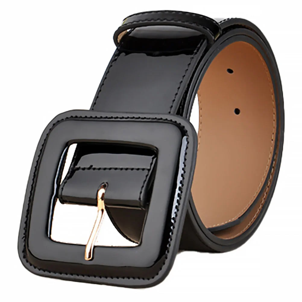 

1Pc Belt PU Patent Belt Waistband Wrist Strap Girdle