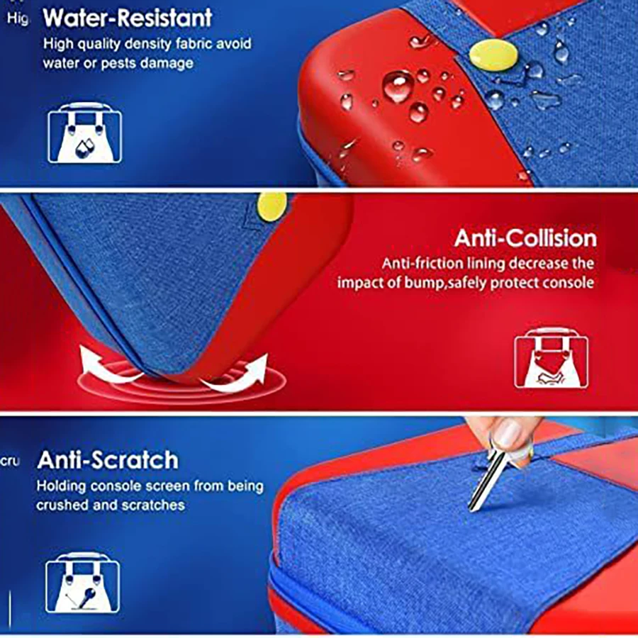 Cute Game Storage Case for Switch Theme Carrying Hand Bag Console switch Accessories Portable Pouch switchOLED crossbody bag