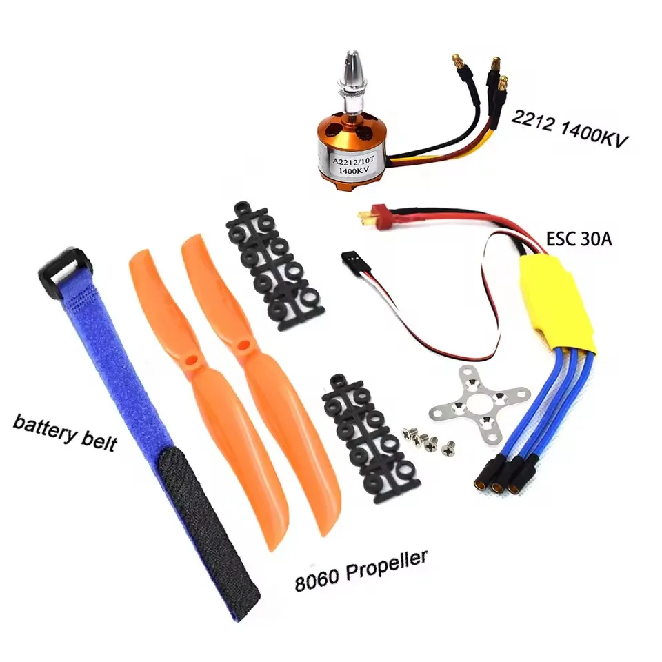 Kit Moteur Drone A2212 1400KV + ESC 30A XT60/T Plug - Pièces Quadricoptère