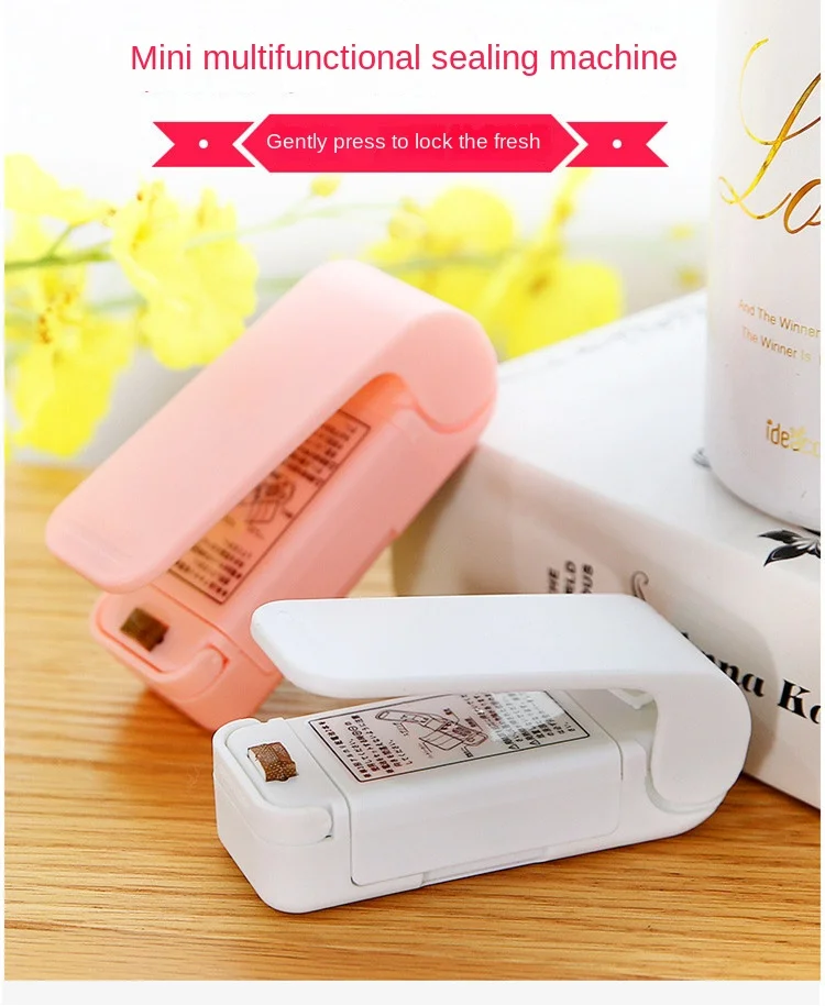 Description Picture 2 of itemHome Vacuum Packaging Machine Plastic Bag Sealer Thermal Plastic Food Bag Closure Portable Sealer Food Packaging Heat Sealer 