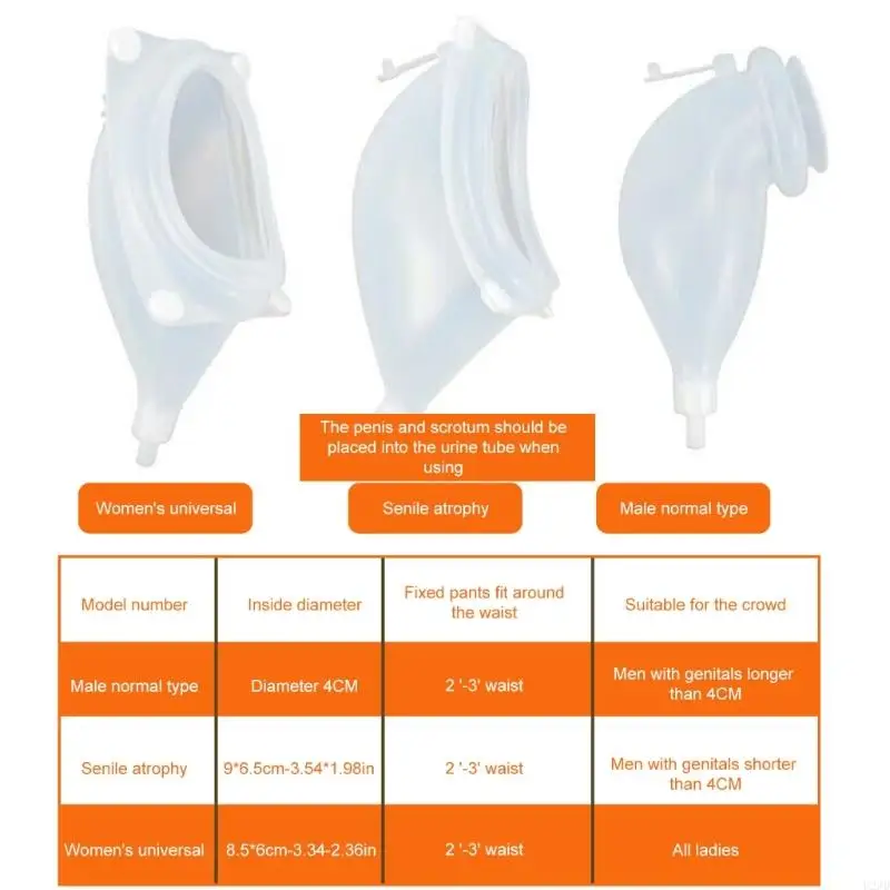 U2JD Portable Urine Collection Bag Soft And Friendly Urine Bag For Outdoor Travel Use