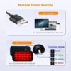 60 LEDs Red＆Infrared Light Therapy Belt 850nm 660nm Back  Burn Fat Wrap Slimming Machine Waist Heat Pad Full Body 3