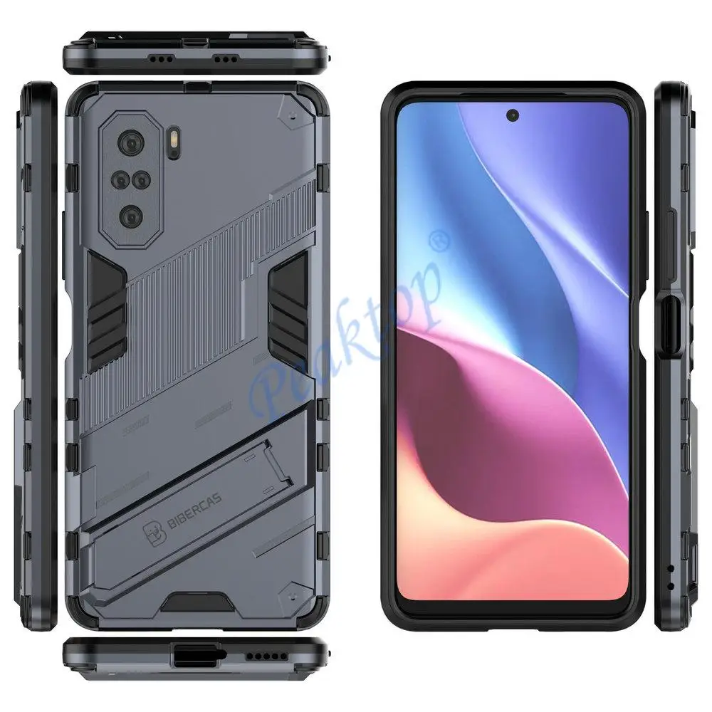 CaseFor Xiaomi 10T Pro 5G Back Poco F3 F2 X3 GT NFC M3 Hard Matte Back Punk Shockproof Cover Redmi Note 10 Case Mi 10 T S T10 5