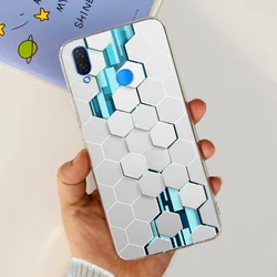 Elegant Floral Soft Silicone Clear Case for Smartphones - Fashionable Protective Cover (Capa-779)