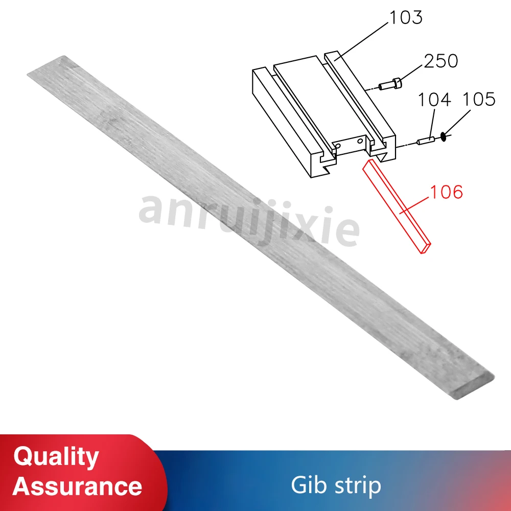 Cross Slide Wedge Gib Strip SIEG C1-106&M1Grizzly M1015&Grizzly G0937&Compact 7 Mini Lathe Spares