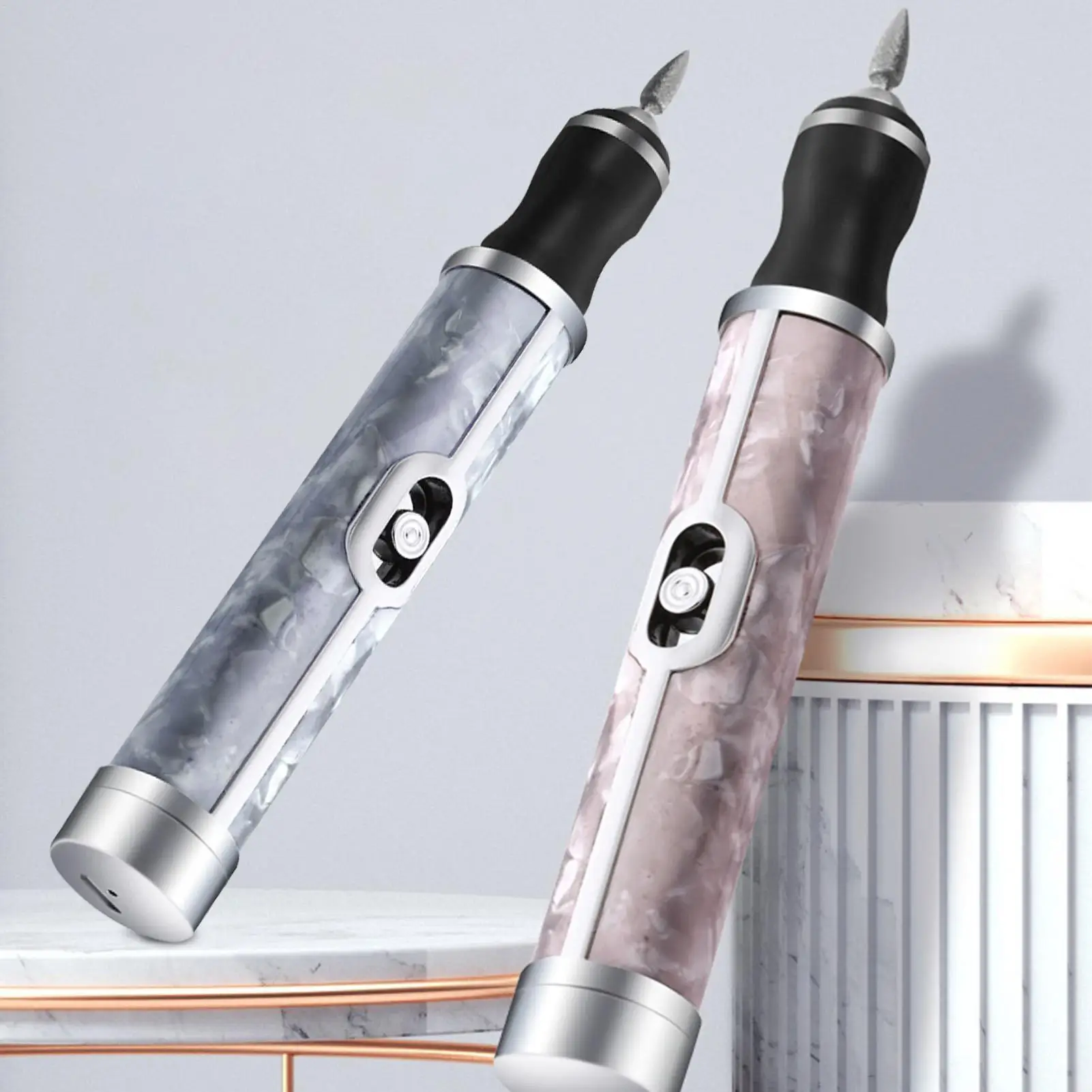 Electric Nail File Set Nails 4 Speeds Acrylic Nail Tool Thick Nails Edge Shaping Polishing Grinding Nursing toe nail grinder kit