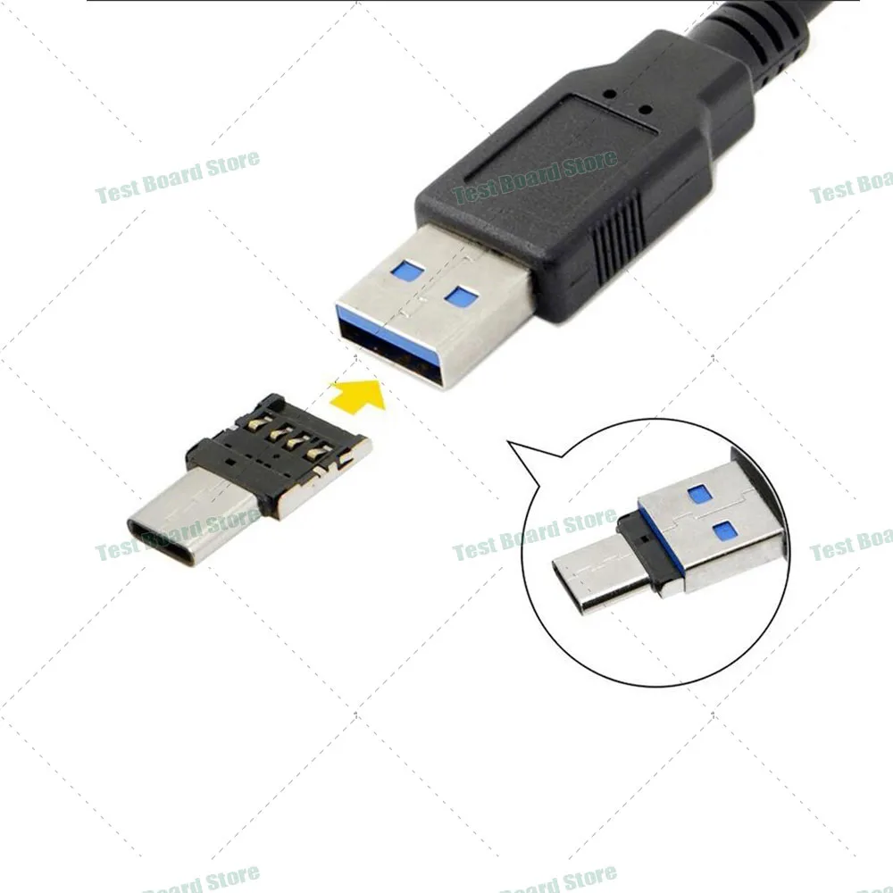 Universal OTG Micro Type-C USB 2.0 Adapter Data Connector
