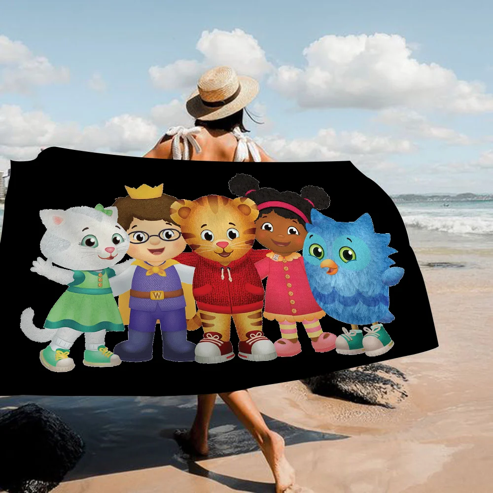 Daniel-Tigers Stop Towel Microfiber Beach Towel Absorbent Quick dry Soft Yoga Swimming Resort Mountain Climbing Towel 5