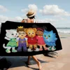 Daniel-Tigers Stop Towel Microfiber Beach Towel Absorbent Quick dry Soft Yoga Swimming Resort Mountain Climbing Towel 5
