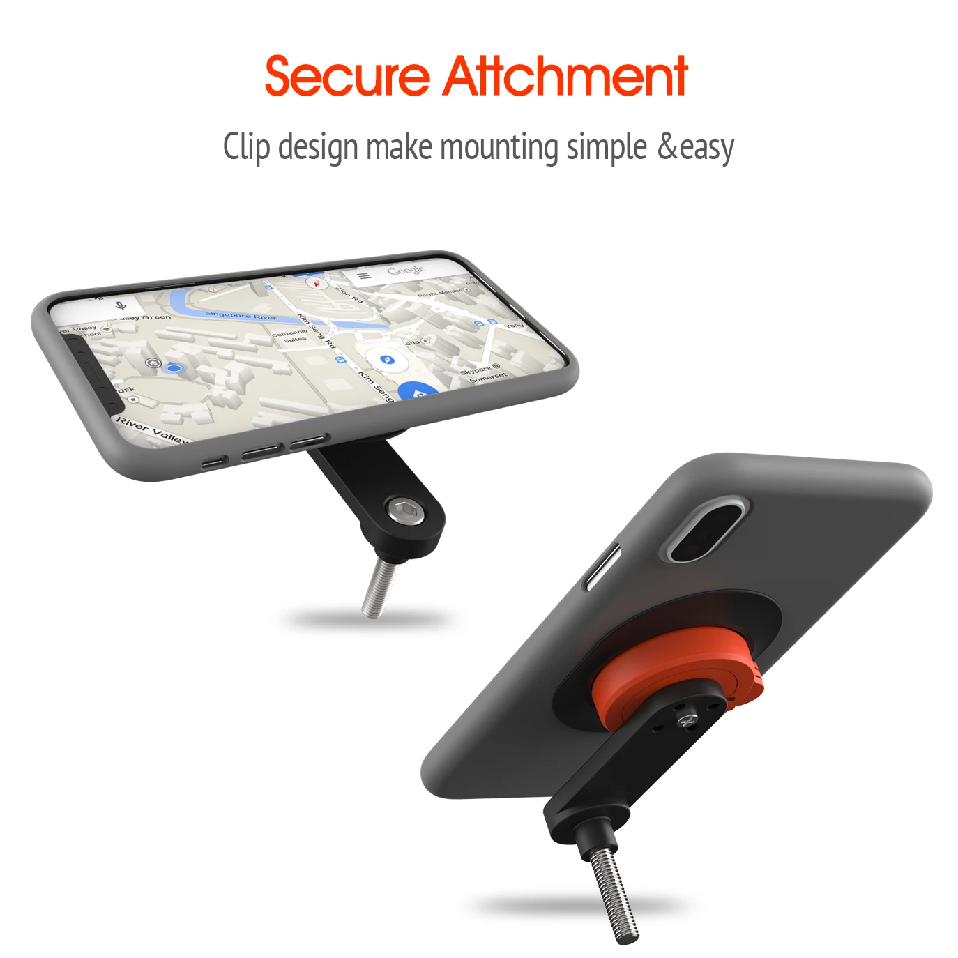 Mountain Bike Phone Holder Handlebar Stem MTB Road Bicycle Aluminum GPS Bracket Ultra-Lock Riding Clip Stand with Quick Mount phone holder,mobile phone holder,bicycle handlebar bracket