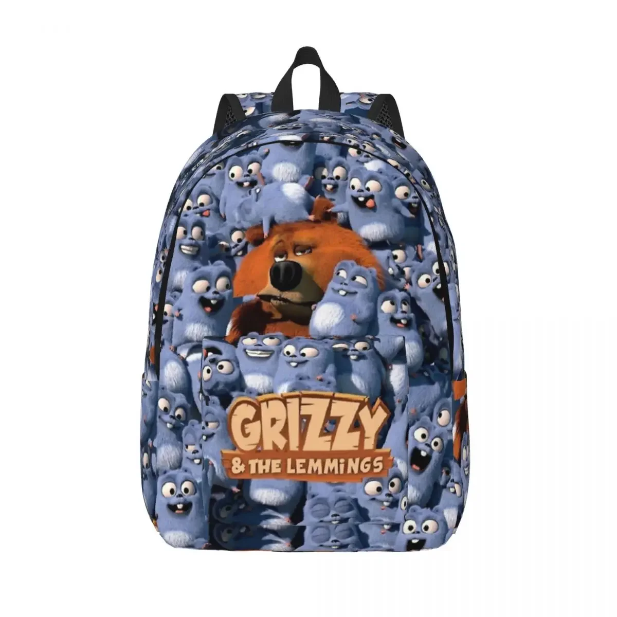 

Рюкзак Grizzy And The lemps для студентов, сумка для книг для начальной школы, колледжа, для подростков, походов на открытом воздухе