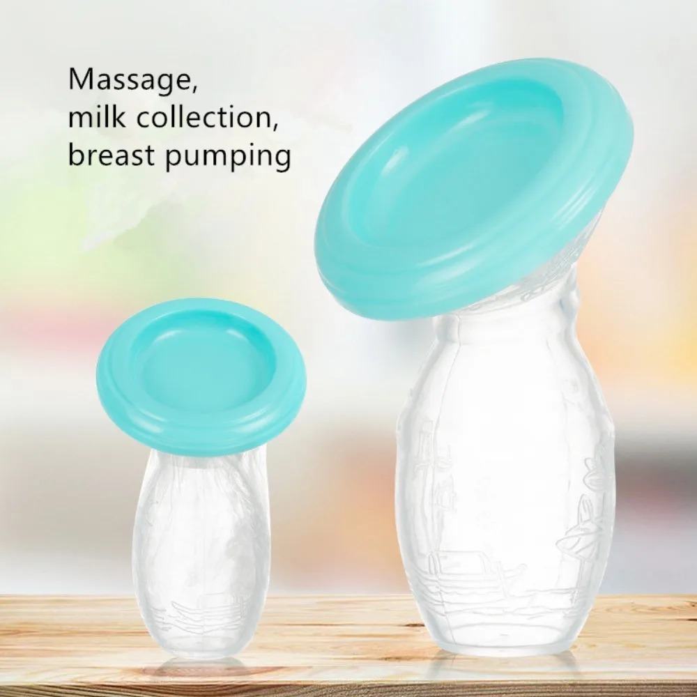 

Bottle Manual One-handed Breastfeeding Silicone Pumps Breast Pump Breast Collector Baby Feeding