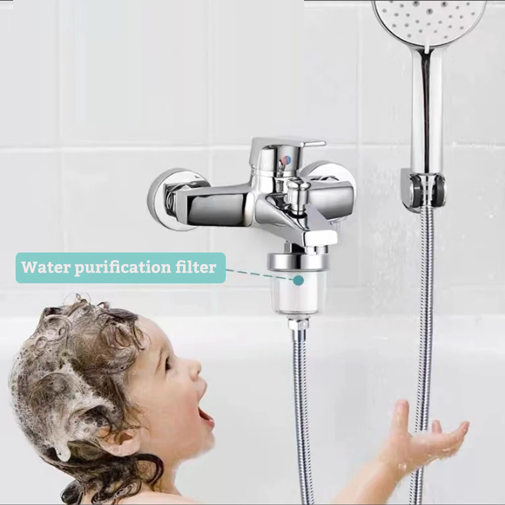 Universal Water Purifier Kit for Faucets and Showers - High-Density Filtration with PP Cotton for Hard Water