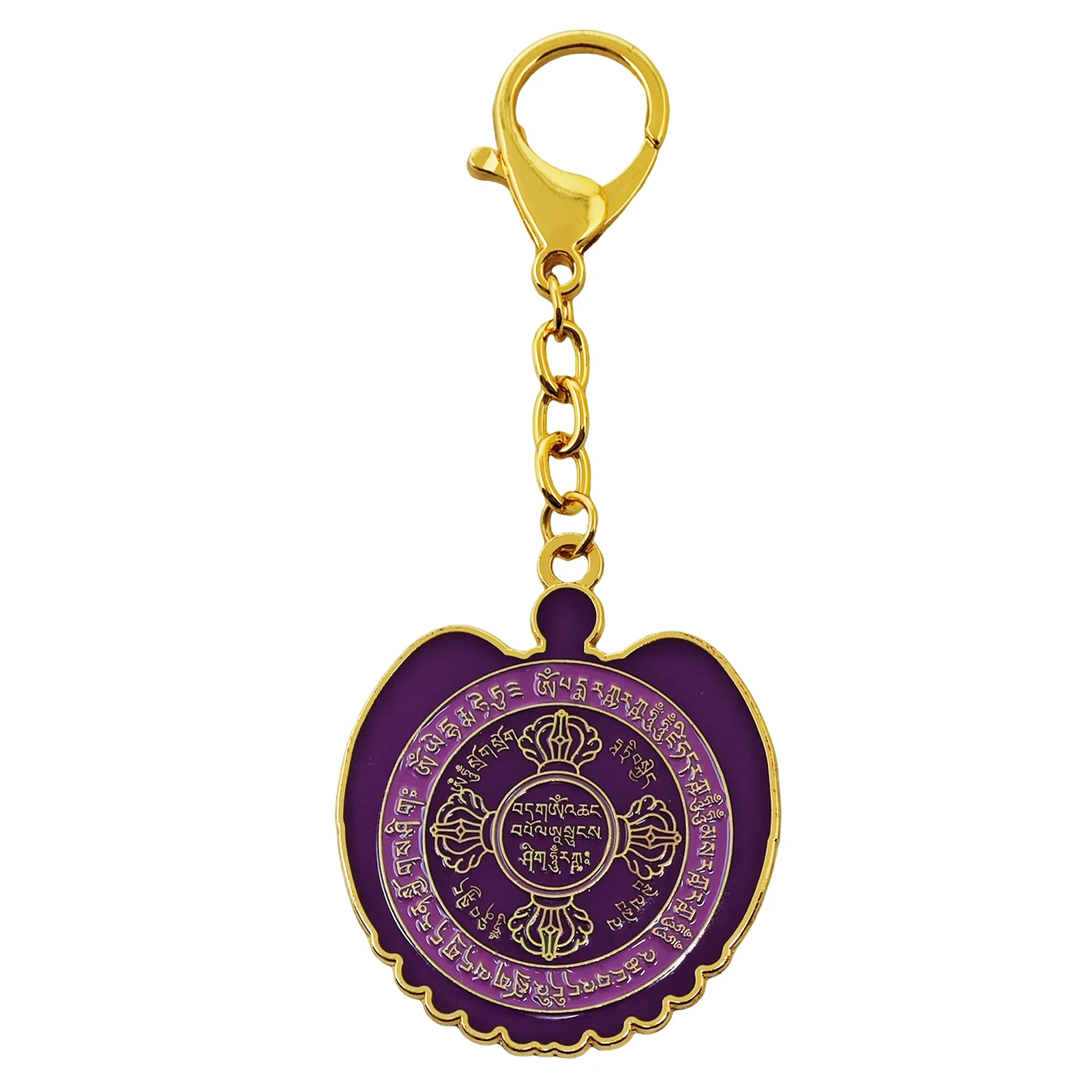 Feng Shui 7 Chakra Snake Amulet Jewels Life Force Keychain Healing Key Chain 3