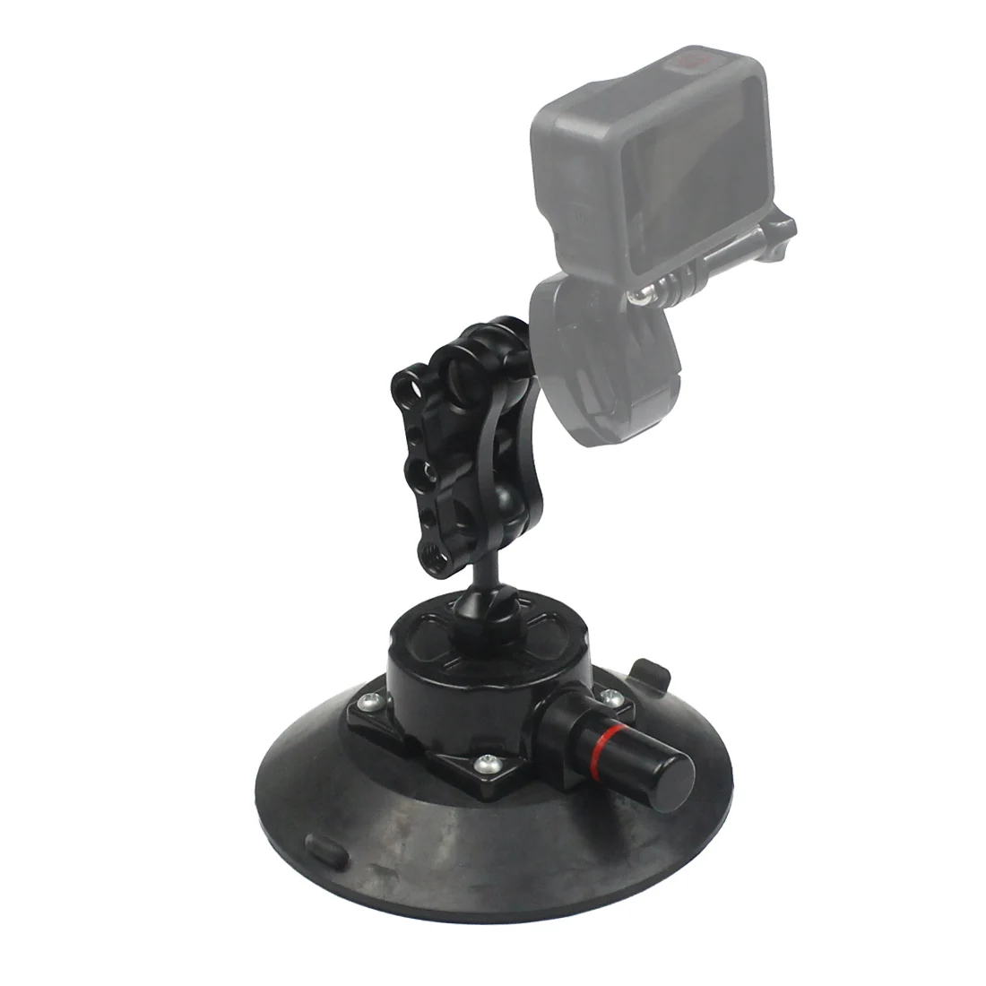 6 Zoll 4,5 Zoll 3 Zoll Handpumpe Vakuum Saugnapf 1/4 Zoll Kamera Stabilisator Halter für RAM GoPro Insta360 One Auto Lampe Ständer Auto Sucker – Detail 23