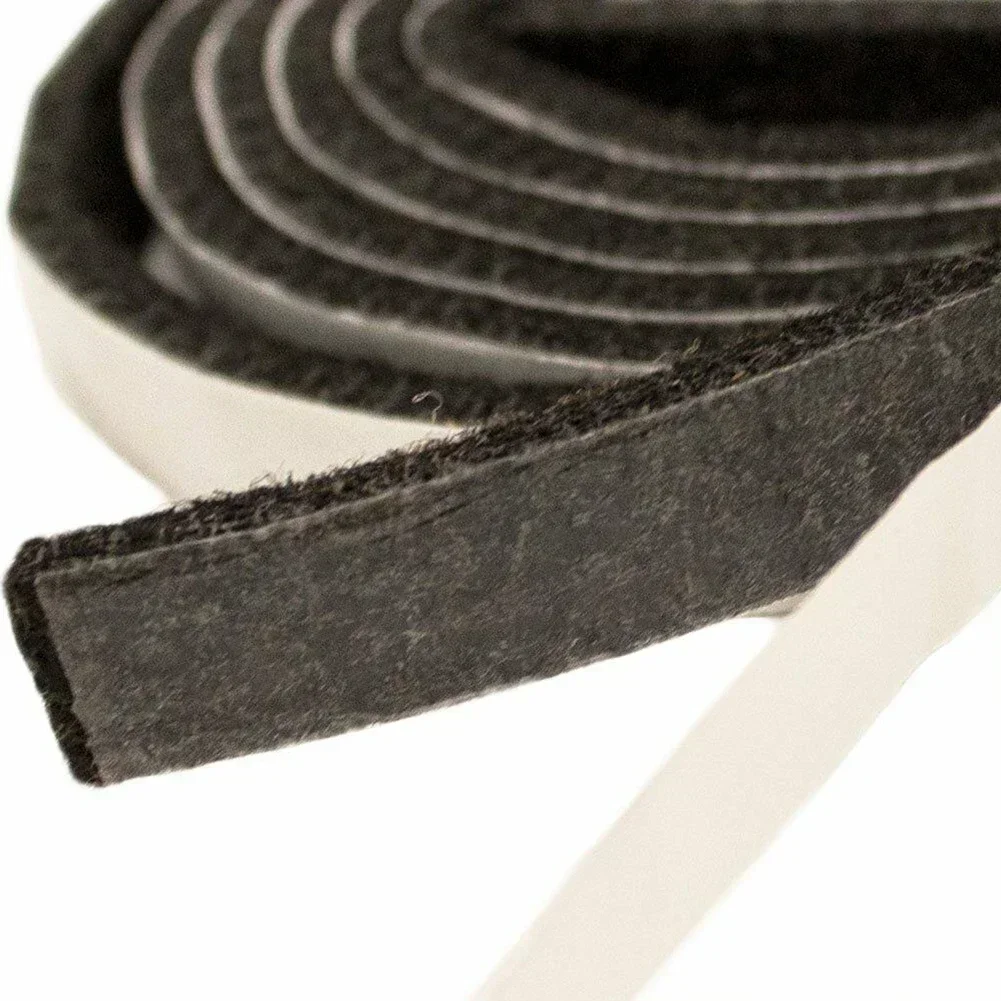 Premium Self-Adhesive Black Felt Tape for Furniture Protection and Custom DIY Projects