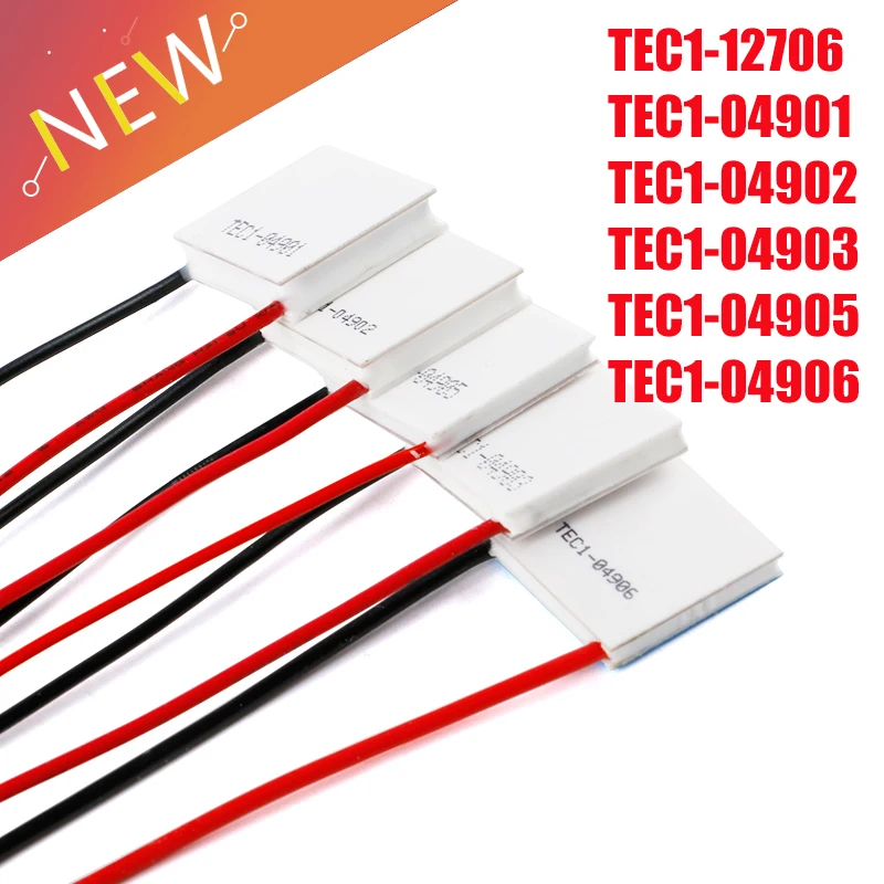 

TEC1-12706 TEC1 04901 04902 04903 04905 04906 Thermoelectric Cooler Peltier 40*40MM 12V 5V Peltier Elemente Module
