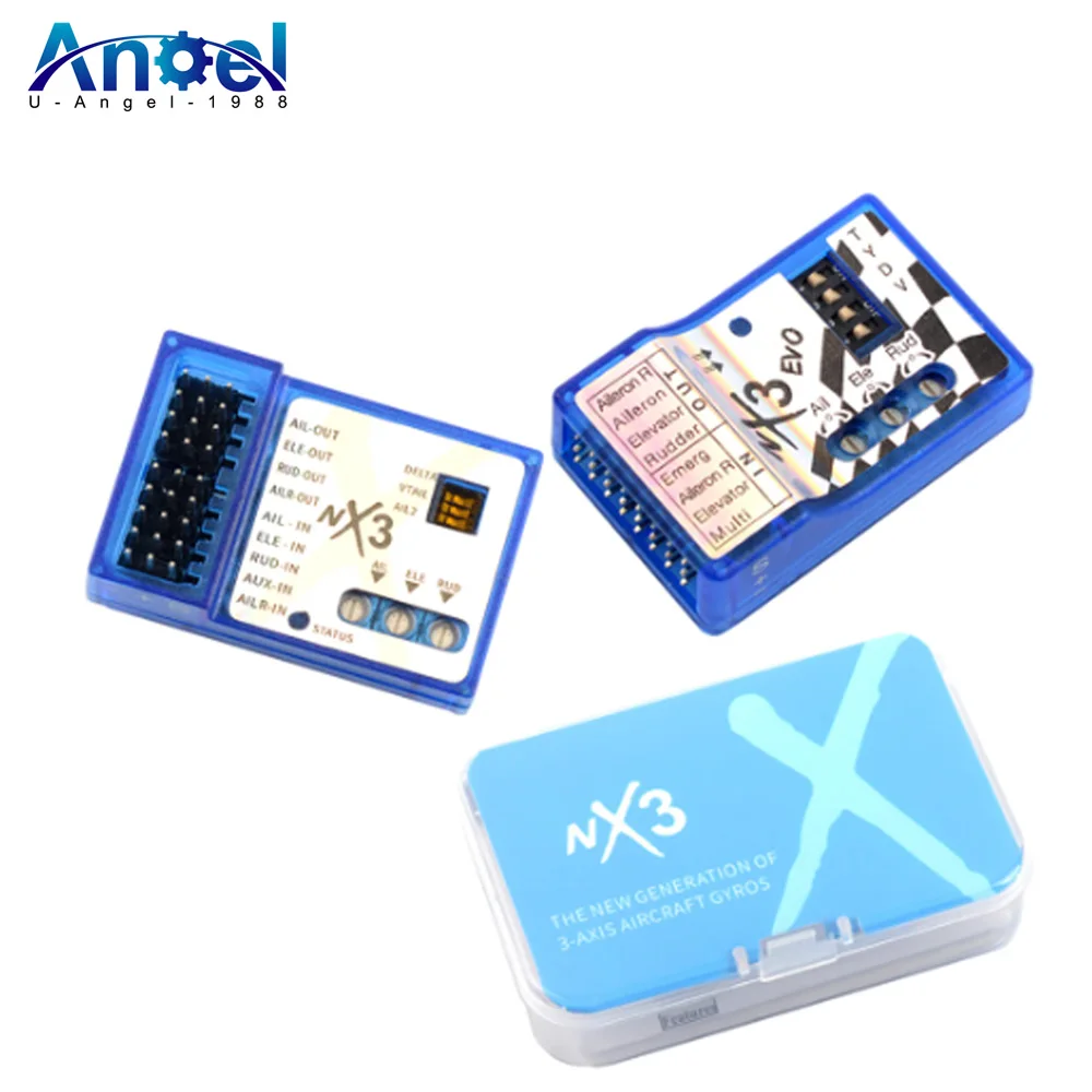 SPARKHOBBY NX3 Pro – Contrôleur De Vol 3D MEMS Gyroscope 3 Axes Pour Avion RC à Voilure Fixe