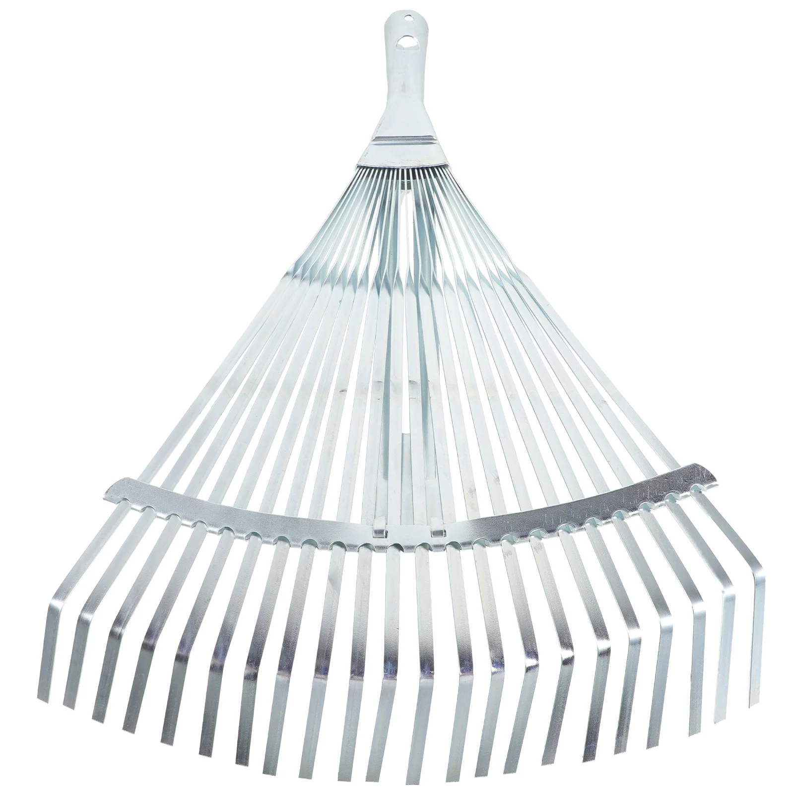 Expandable Garden Rake Scalable Metal Leaves Lawn High-carbon Steel Adjustable Gardening