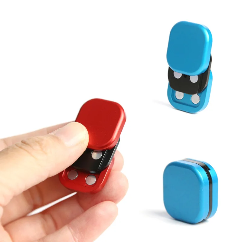 Magnetic Push Card Haptic Coin Metal Fidget Slider Stress Relief_voghion.com