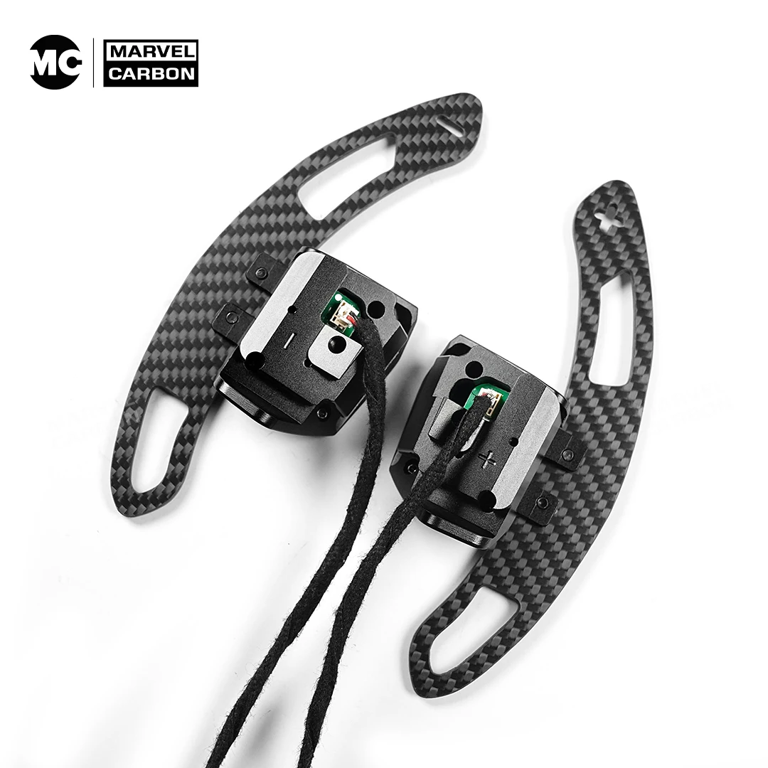TDD 카본 파이버 스티어링 휠 시프트 패들 (폭스바겐 골프 5, 골프 6 MK5 MK6 GTI CC용) 마그네틱 패들 시프터